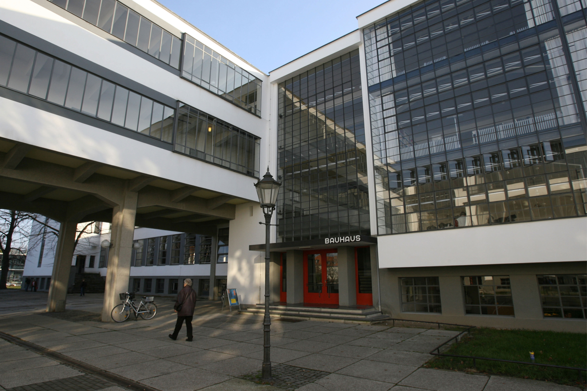 Bauhaus building in Dessau edit afp