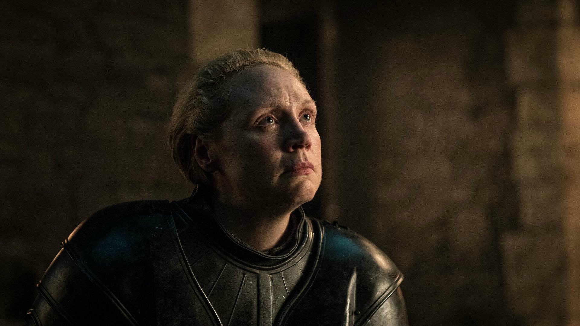 Brienne fue nombrada dama de caballería por Jaime en el segundo episodio de la octava temporada, "Knight of the Seven Kingdoms". | Fotografía por Helen Sloan | HBO